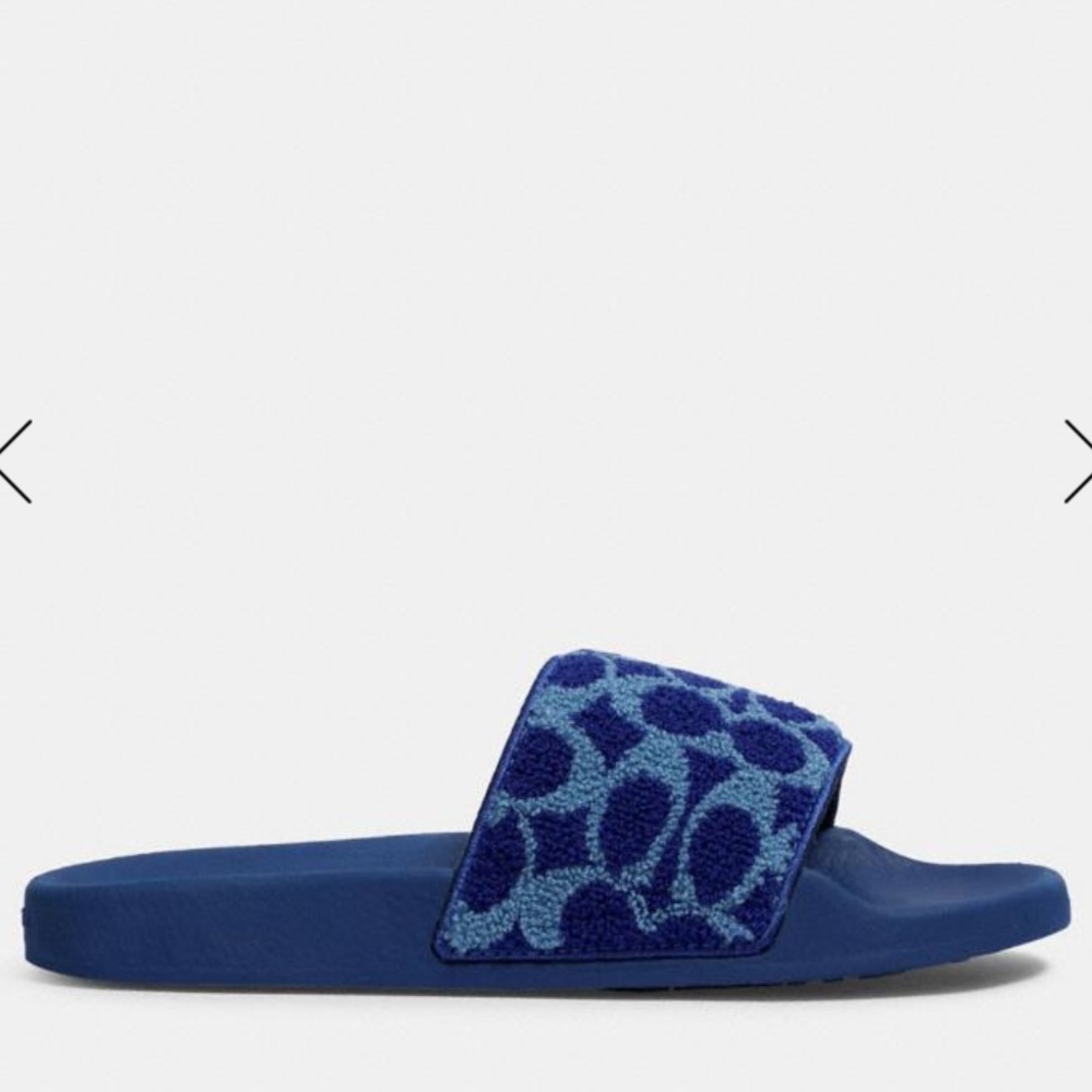 Coach Blue Logo ULI Sport Slide